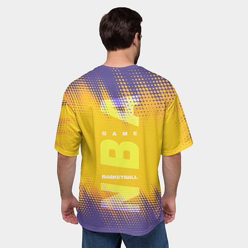 Мужская футболка оверсайз LeBron James / 3D-принт – фото 4