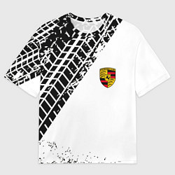 Мужская футболка оверсайз PORSCHE