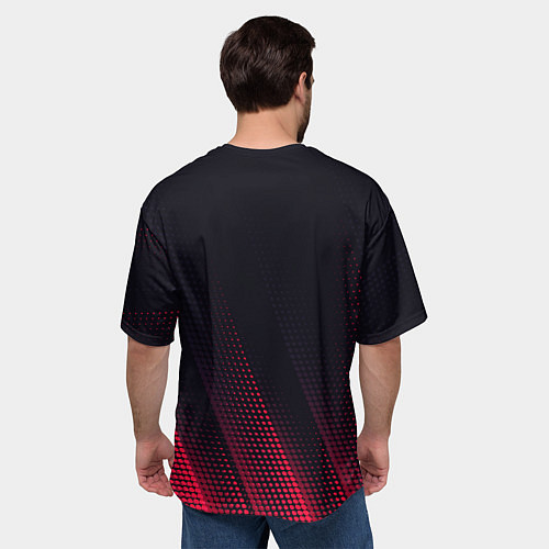 Мужская футболка оверсайз ВДВ / 3D-принт – фото 4