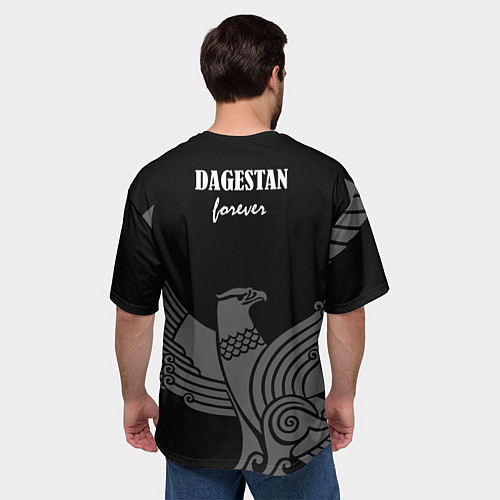 Мужская футболка оверсайз Dagestan forever / 3D-принт – фото 4