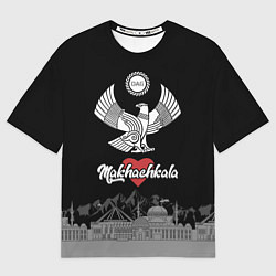 Футболка оверсайз мужская Дагестан Махачкала, цвет: 3D-принт