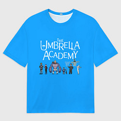 Футболка оверсайз мужская The umbrella academy, цвет: 3D-принт