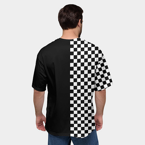 Мужская футболка оверсайз NASA / 3D-принт – фото 4