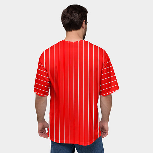 Мужская футболка оверсайз Форма сборной СССР / 3D-принт – фото 4