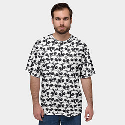 Футболка оверсайз мужская ПАНДЫ, цвет: 3D-принт — фото 2