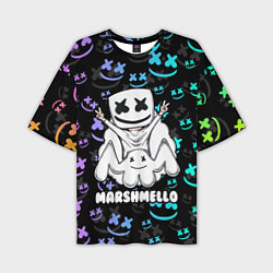 Футболка оверсайз мужская MARSHMELLO, цвет: 3D-принт