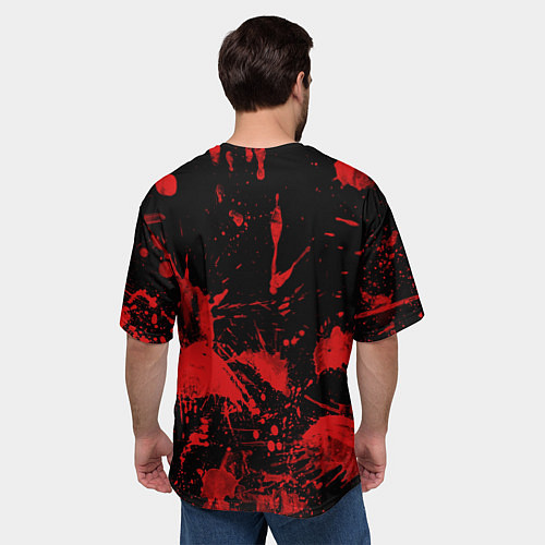 Мужская футболка оверсайз Мазда / 3D-принт – фото 4