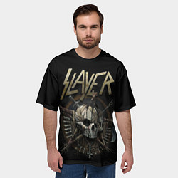 Футболка оверсайз мужская Slayer, цвет: 3D-принт — фото 2