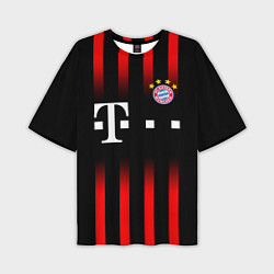 Футболка оверсайз мужская FC Bayern Munchen, цвет: 3D-принт