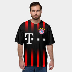 Футболка оверсайз мужская FC Bayern Munchen, цвет: 3D-принт — фото 2