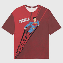 Футболка оверсайз мужская SPEED, цвет: 3D-принт