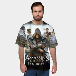 Футболка оверсайз мужская Assassin’s Creed, цвет: 3D-принт — фото 2