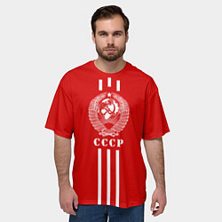Футболка оверсайз мужская СССР, цвет: 3D-принт — фото 2