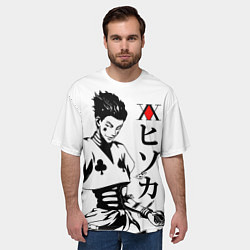 Футболка оверсайз мужская Hunter x Hunter, Hisoka, цвет: 3D-принт — фото 2