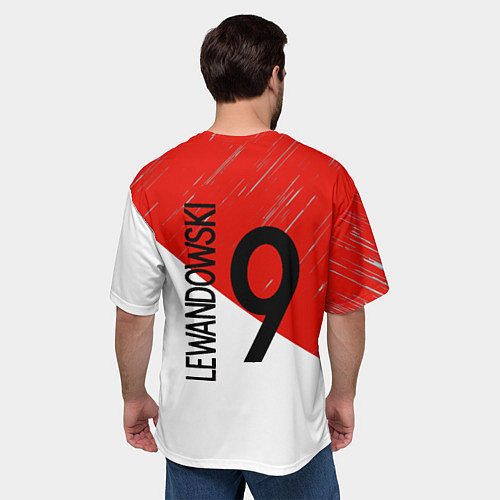 Мужская футболка оверсайз Бавария / 3D-принт – фото 4