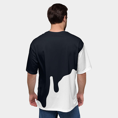 Мужская футболка оверсайз Pornhub / 3D-принт – фото 4