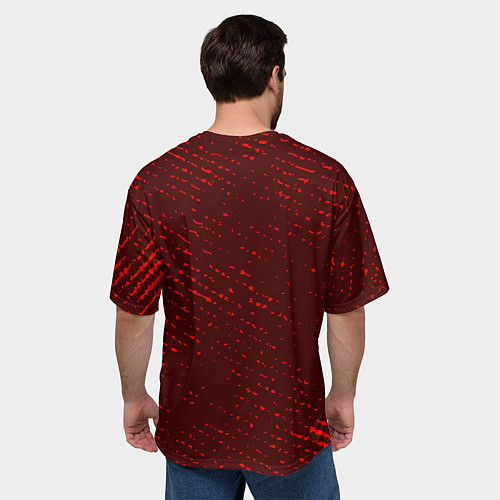Мужская футболка оверсайз AC DС / 3D-принт – фото 4