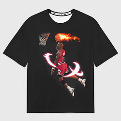 Футболка оверсайз мужская MICHAEL JORDAN, цвет: 3D-принт