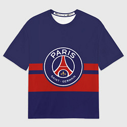 Футболка оверсайз мужская PSG, цвет: 3D-принт