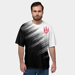 Футболка оверсайз мужская The Witcher, цвет: 3D-принт — фото 2