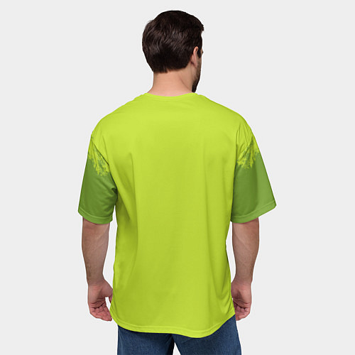 Мужская футболка оверсайз Авокадо / 3D-принт – фото 4