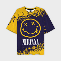 Футболка оверсайз мужская NIRVANA НИРВАНА, цвет: 3D-принт