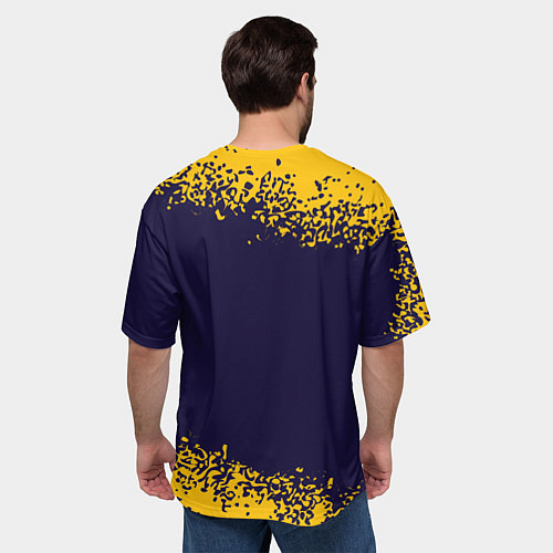 Мужская футболка оверсайз NIRVANA НИРВАНА / 3D-принт – фото 4