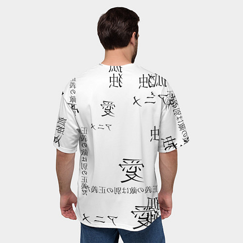 Мужская футболка оверсайз Сиро Страна чудес смертников / 3D-принт – фото 4