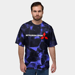 Футболка оверсайз мужская MITSUBISHI, цвет: 3D-принт — фото 2
