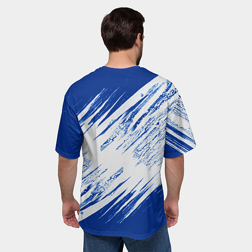 Мужская футболка оверсайз Chelsea / 3D-принт – фото 4
