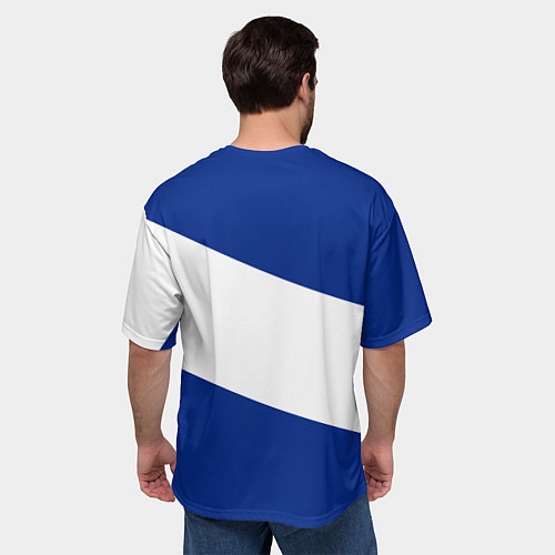 Мужская футболка оверсайз Chelsea SPORT / 3D-принт – фото 4