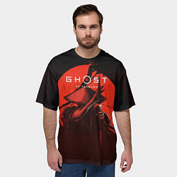 Футболка оверсайз мужская Ghost of Tsushima, цвет: 3D-принт — фото 2