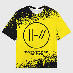 Футболка оверсайз мужская TWENTY ONE PILOTS 21 PILOTS, цвет: 3D-принт