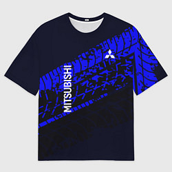 Футболка оверсайз мужская Mitsubishi, цвет: 3D-принт