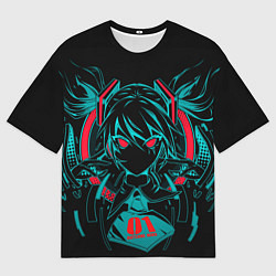 Мужская футболка оверсайз АНИМЕ GO