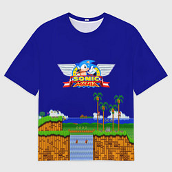 Футболка оверсайз мужская Sonic, цвет: 3D-принт