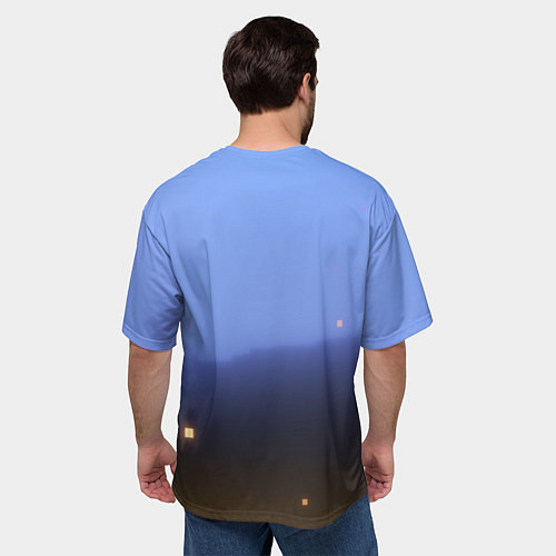 Мужская футболка оверсайз Minecraft / 3D-принт – фото 4