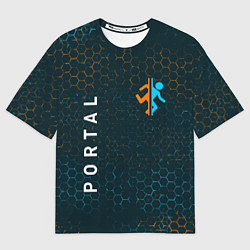 Мужская футболка оверсайз PORTAL ПОРТАЛ