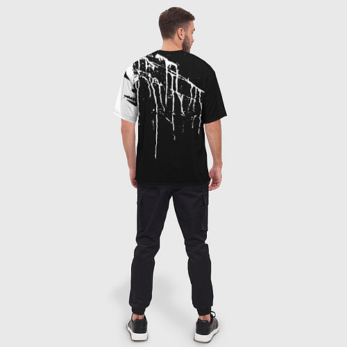 Мужская футболка оверсайз Death Note / 3D-принт – фото 4