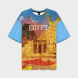 Футболка оверсайз мужская Египет Пирамида Хеопса, цвет: 3D-принт