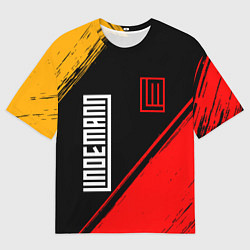 Футболка оверсайз мужская LINDEMANN ЛИНДЕМАНН, цвет: 3D-принт