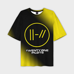 Футболка оверсайз мужская TWENTY ONE PILOTS 21 PILOTS, цвет: 3D-принт