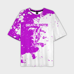 Футболка оверсайз мужская Death Note, цвет: 3D-принт