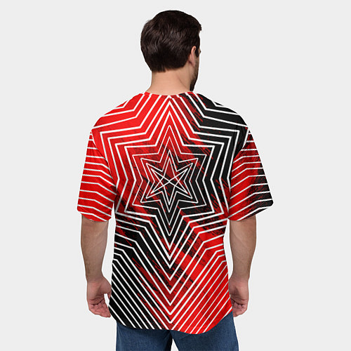 Мужская футболка оверсайз BMTH / 3D-принт – фото 4