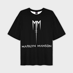 Мужская футболка оверсайз Marilyn Manson