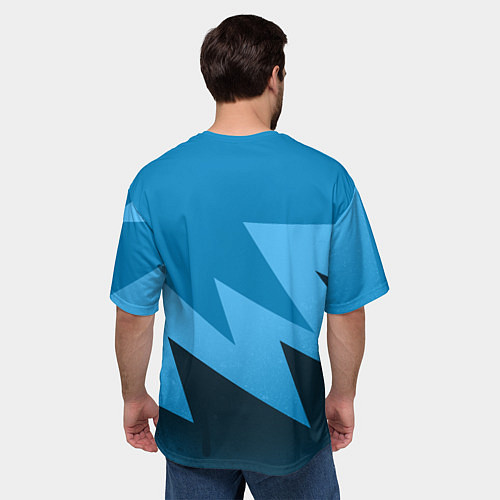 Мужская футболка оверсайз РОТОР Волгоград / 3D-принт – фото 4