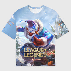 Футболка оверсайз мужская League of Legends МАСТЕР ЙИ, цвет: 3D-принт