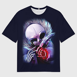 Футболка оверсайз мужская UNDERTALE SANS, цвет: 3D-принт