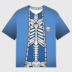 Футболка оверсайз мужская КУРТКА САНСА SANS, цвет: 3D-принт