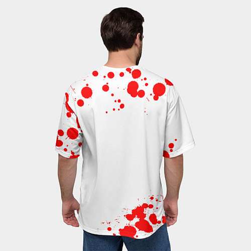 Мужская футболка оверсайз КОРОЛЬ И ШУТ / 3D-принт – фото 4